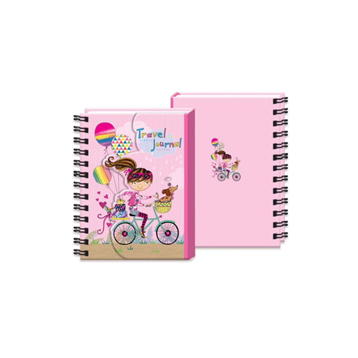 NOBEL TOYS - Libreta Espiral Con Tapa Magnetica 17,5x13cm 2 Dis.