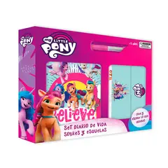 HASBRO - Diario Con Lapiz Sobres Y Esquelas 23x20 Cm My Little Pony