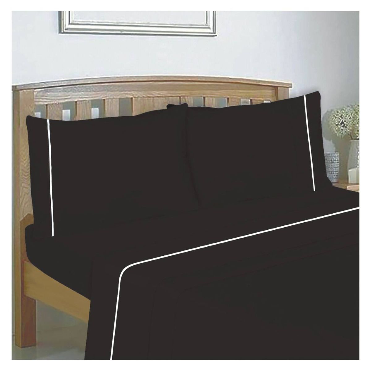 CHANTILLY - Sabanas 144H Lisas 1.5 Plazas Cafe Oscuro