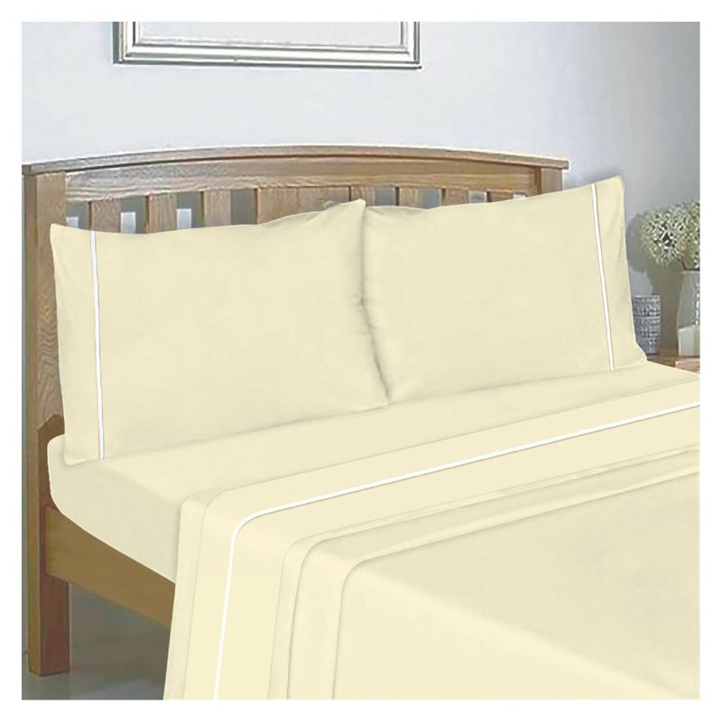 CHANTILLY - Sabanas 144H Lisas 2.5 Plazas Beige