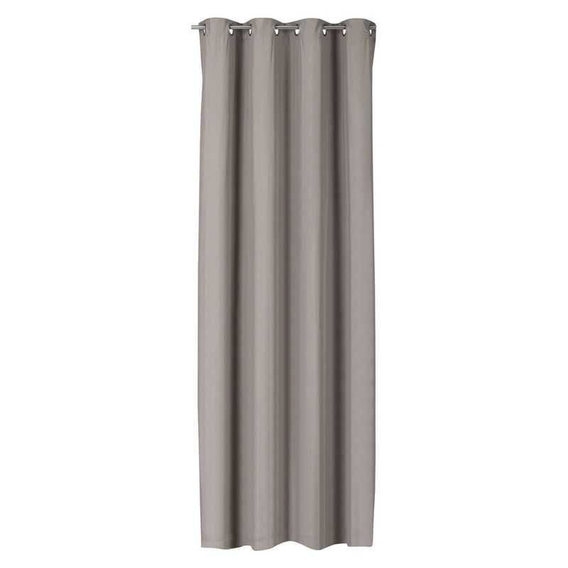 CLEMS CORTINAS - Cortina Blackout Argolla Café Claro 140x225 cm
