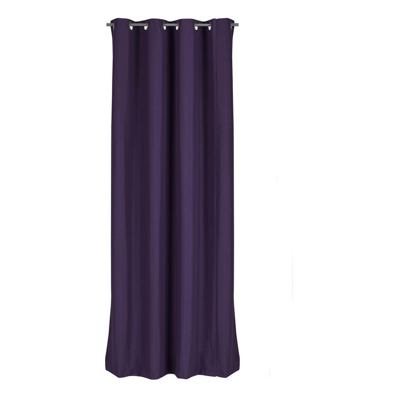 CLEMS CORTINAS - Cortina Tradicional 100% Blackout Morado