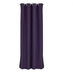 CLEMS CORTINAS - Cortina Tradicional 100% Blackout Morado