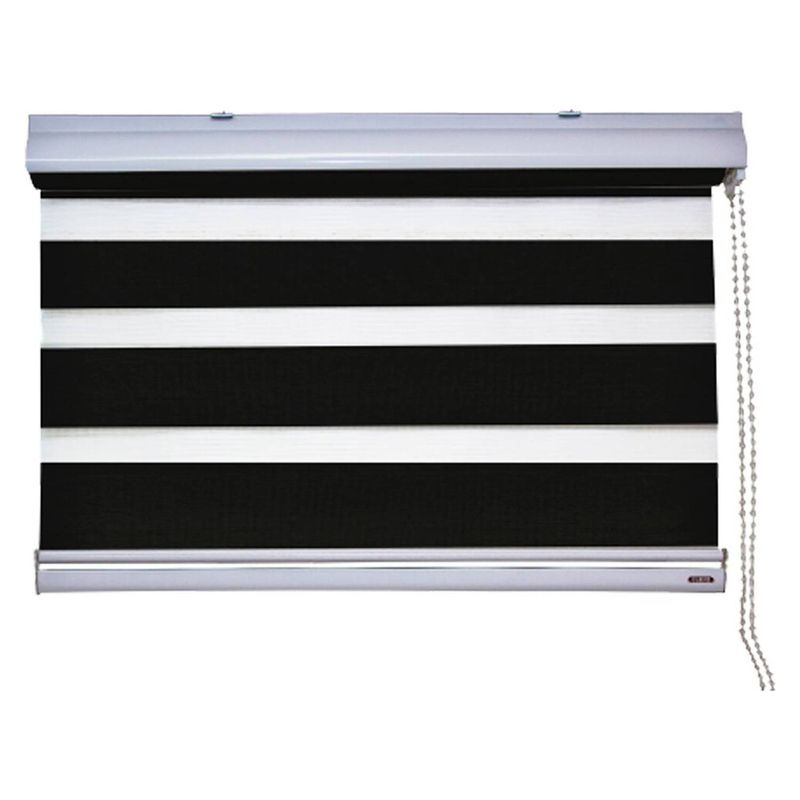 CLEMS CORTINAS - Cortina Roller Duo 120X160 Negro
