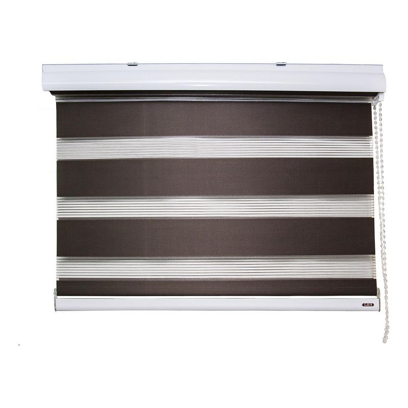 CLEMS CORTINAS - Cortina Roller Duo 075X120 Cafe