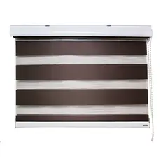 CLEMS CORTINAS - Cortina Roller Duo 135X160 Cafe