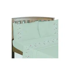 CHANTILLY - Sabanas Bordadas 144H Calm 1.5 Plazas Gris Plata