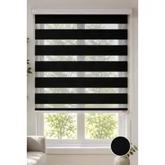 CLEMS CORTINAS - Cortina Roller Duo 180X220 Negro