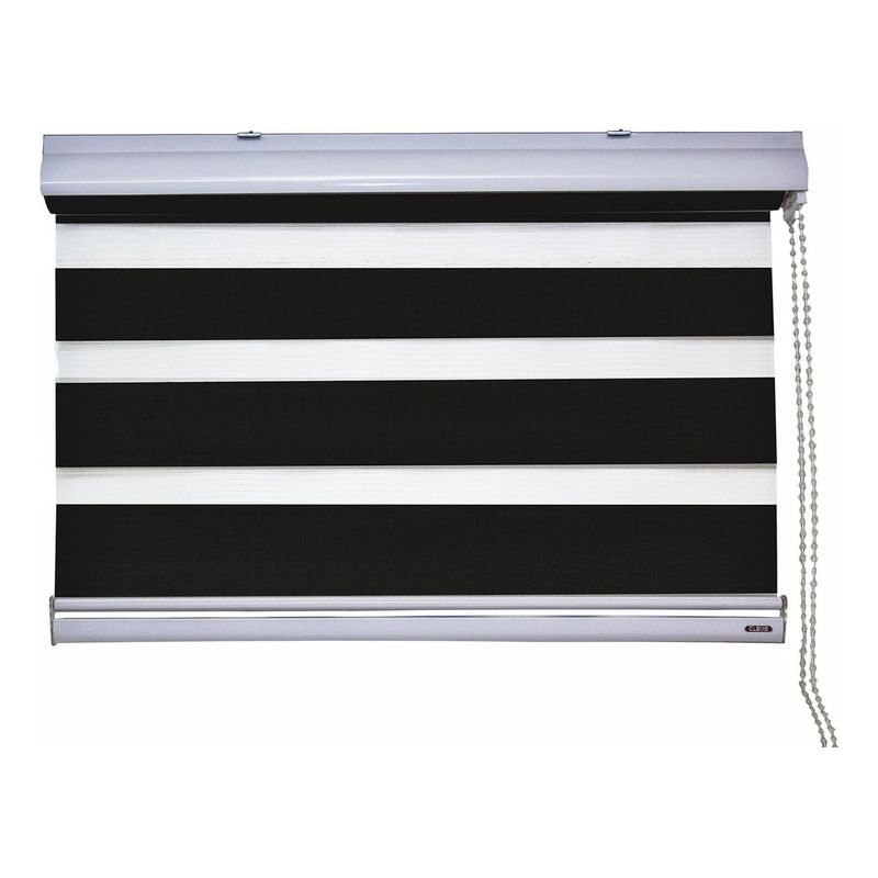 CLEMS CORTINAS - Cortina Roller Duo 075X160 Negro