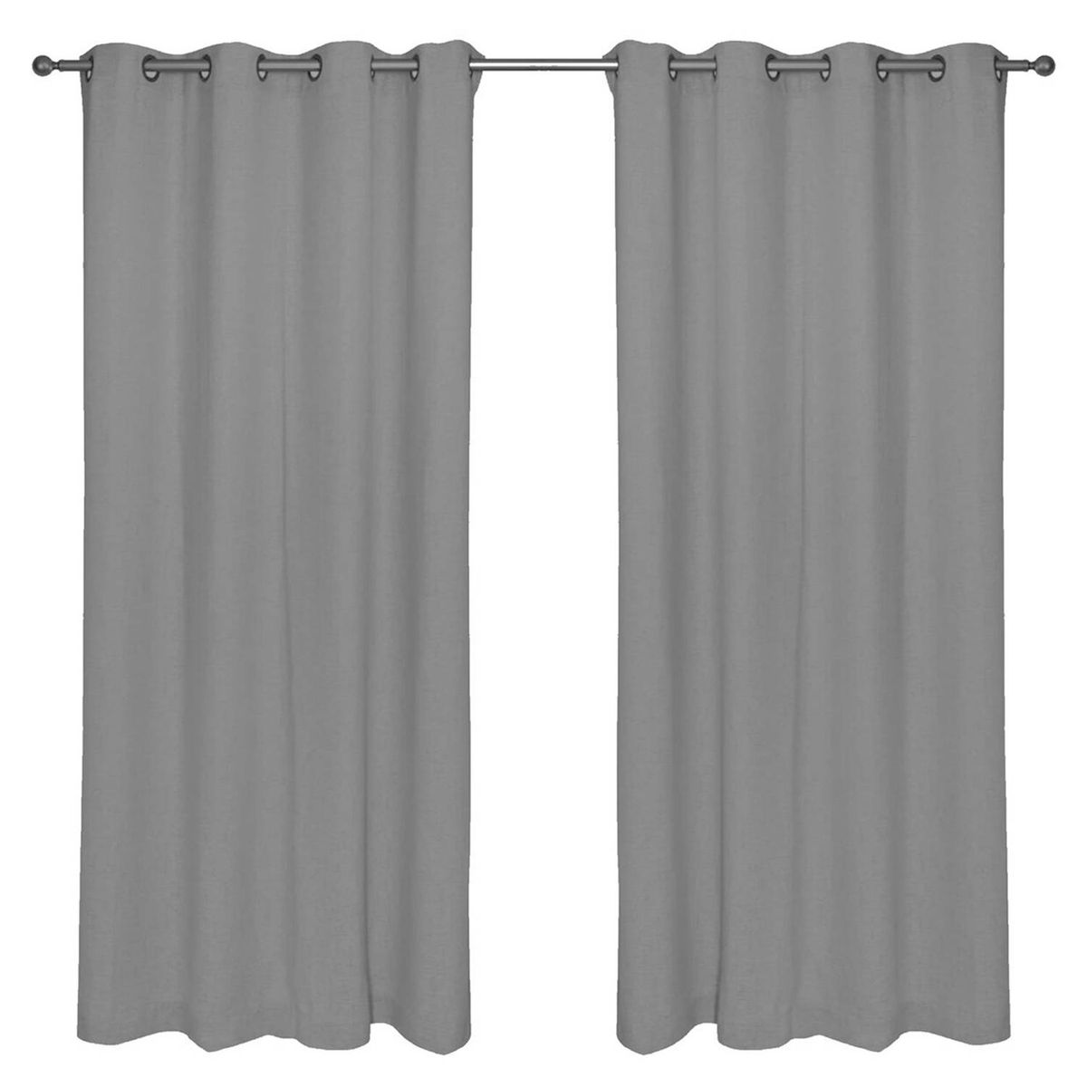 CHANTILLY - Set Blackout 2P Termico Textura 140X220 Gris Marengo CHANTILLY