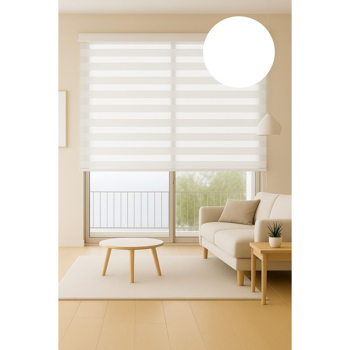 CLEMS CORTINAS - Cortina Roller Duo 075X240 Perla