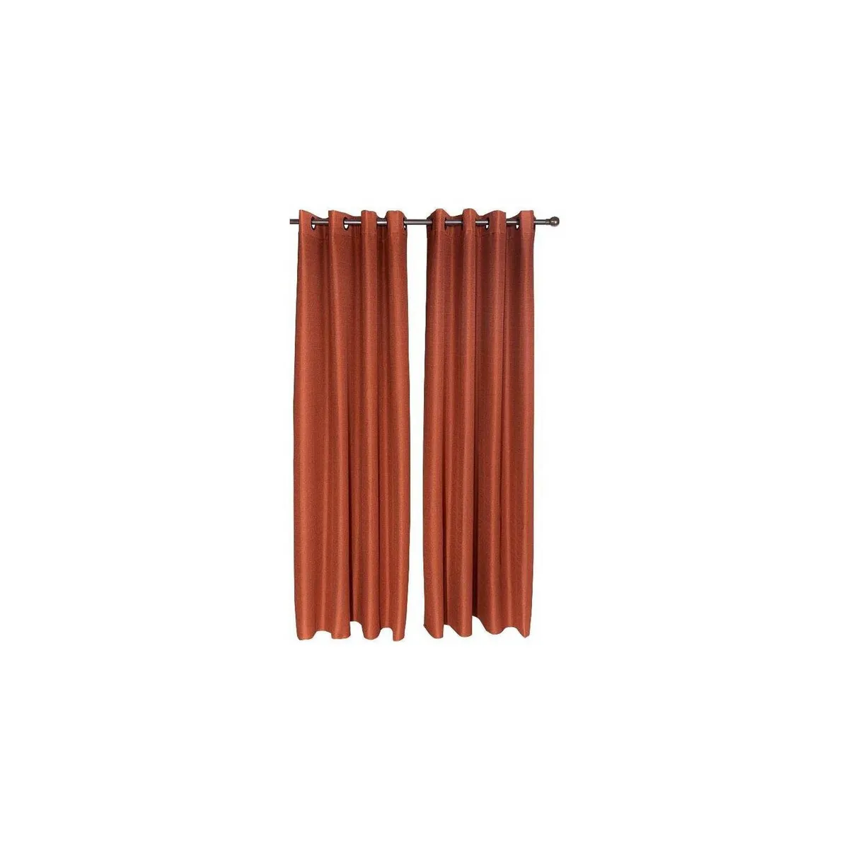 CHANTILLY - Set cortina blackout térmico 140x220 cm - terracot