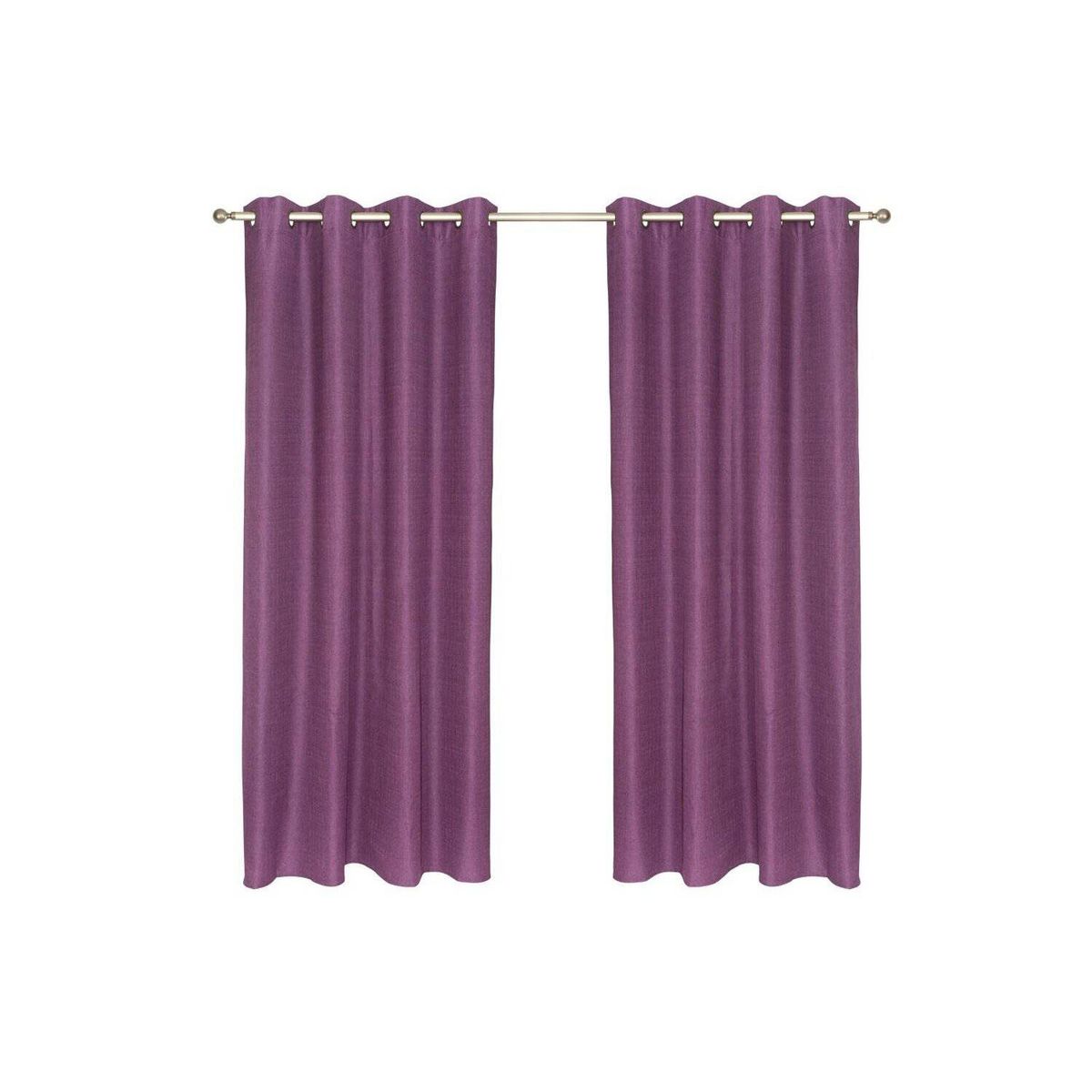 CHANTILLY - Set cortina blackout térmico 140x220 cm - morado