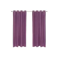 CHANTILLY - Set cortina blackout térmico 140x220 cm - morado