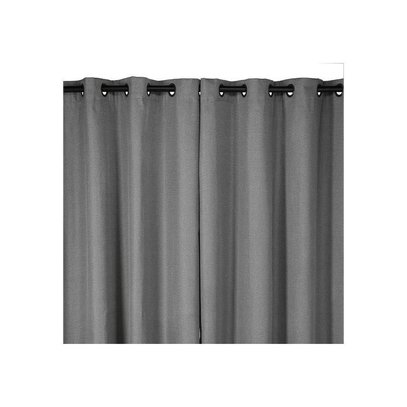 CHANTILLY - Set Blackout 2P Termico Textura 140X220 Gris Acero CHANTILLY