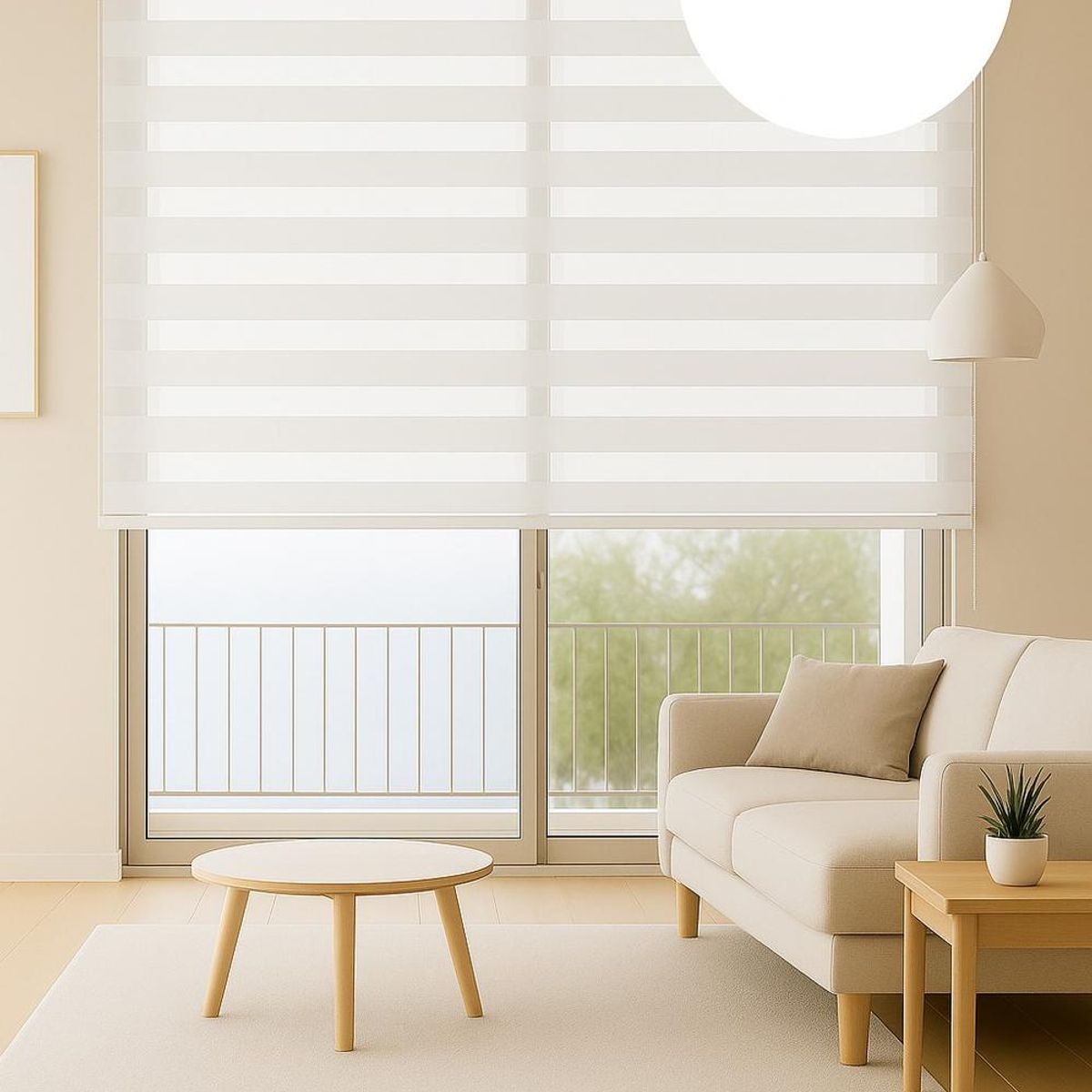 CLEMS CORTINAS - Cortina Roller Duo 090X140 Perla