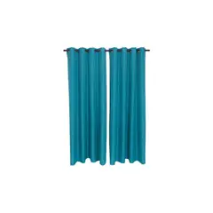 CHANTILLY - Set cortina blackout térmico 140x220 cm - turquesa