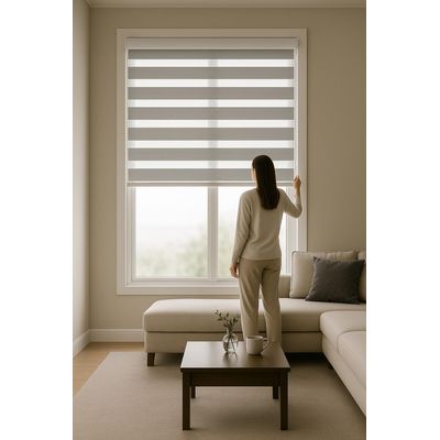 Imagen 2 del producto Cortina Roller Duo 105X140 Gris