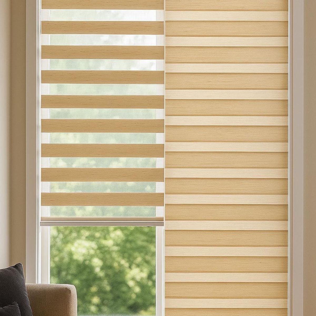 CLEMS CORTINAS - Cortina Roller Duo 105X220 Lino