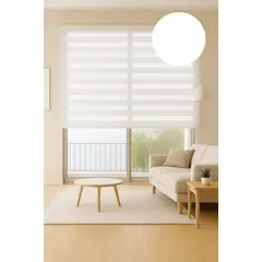 CLEMS CORTINAS - Cortina Roller Duo 105X240 Perla