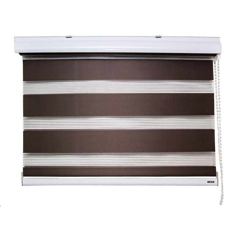 CLEMS CORTINAS - Cortina Roller Duo 150X160 Cafe