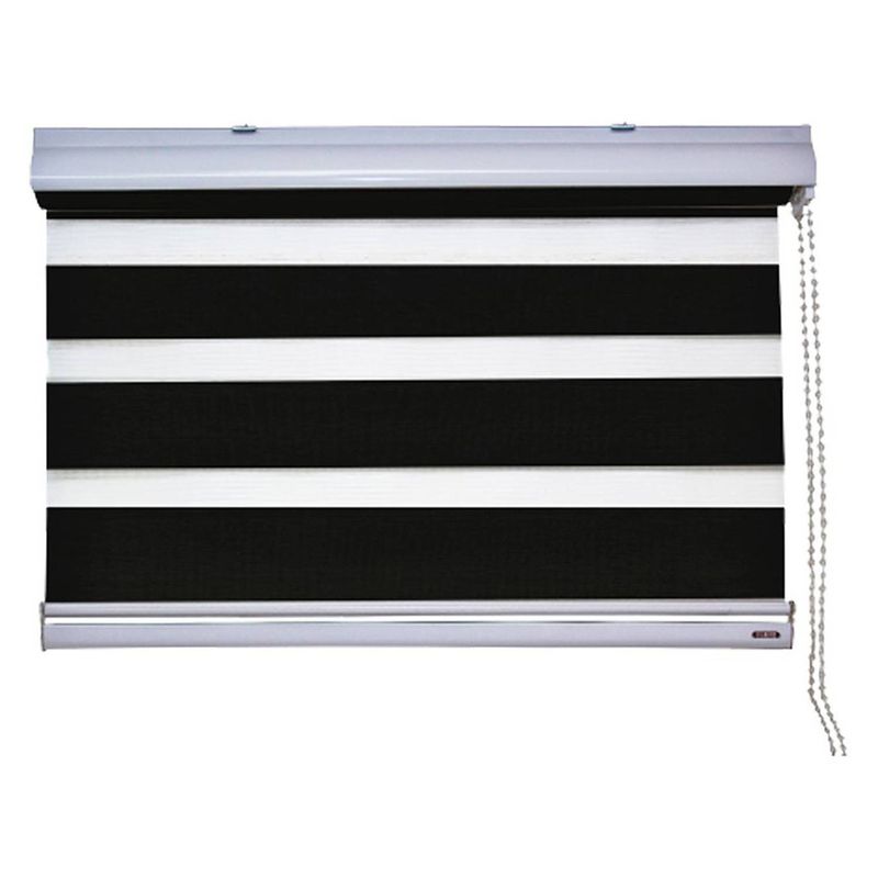 CLEMS CORTINAS - Cortina Roller Duo 165X180 Negro