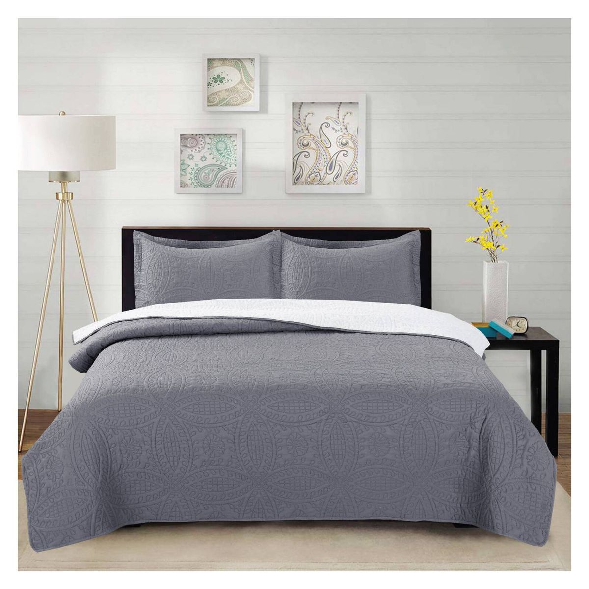 CHANTILLY - Cubrecama microfibra ultra sherpa