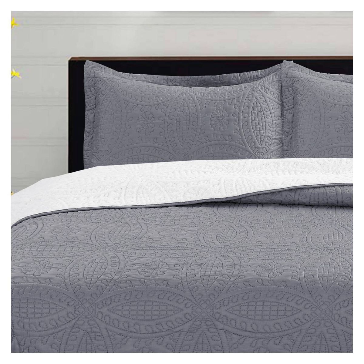 CHANTILLY - Cubrecama microfibra ultra sherpa