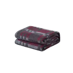 CHANTILLY - Frazada Termica Jacquard 1.5 Plazas Burdeo