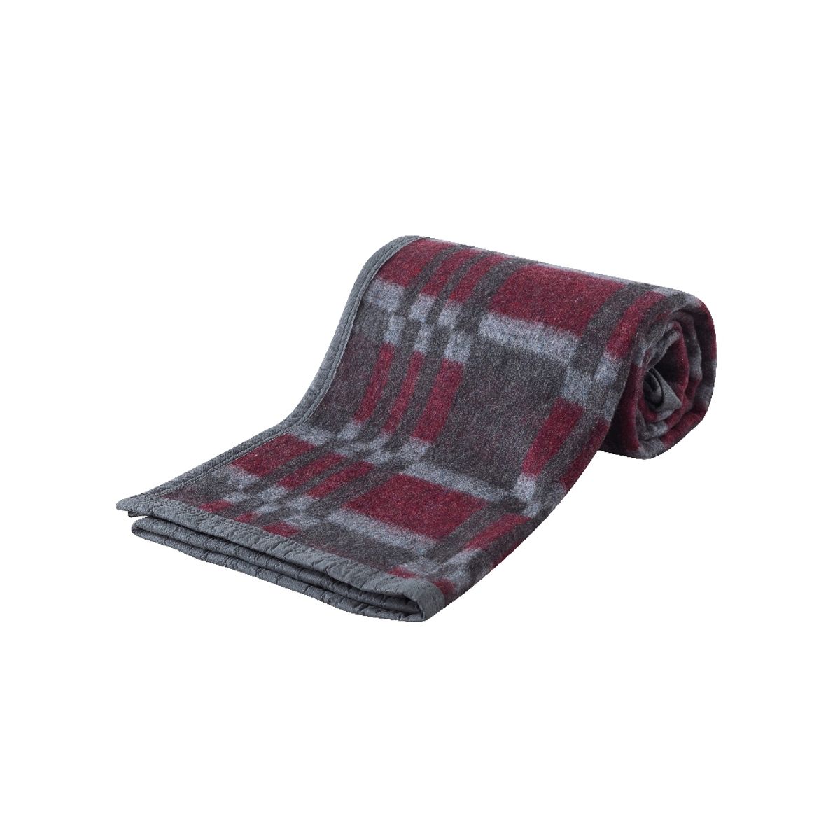 CHANTILLY - Frazada Térmica Jacquard 2 Plazas Burdeos