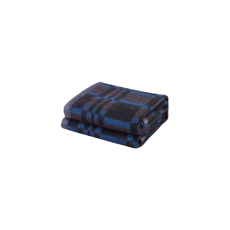 CHANTILLY - Frazada Térmica Jacquard 1.5 Plazas Celeste