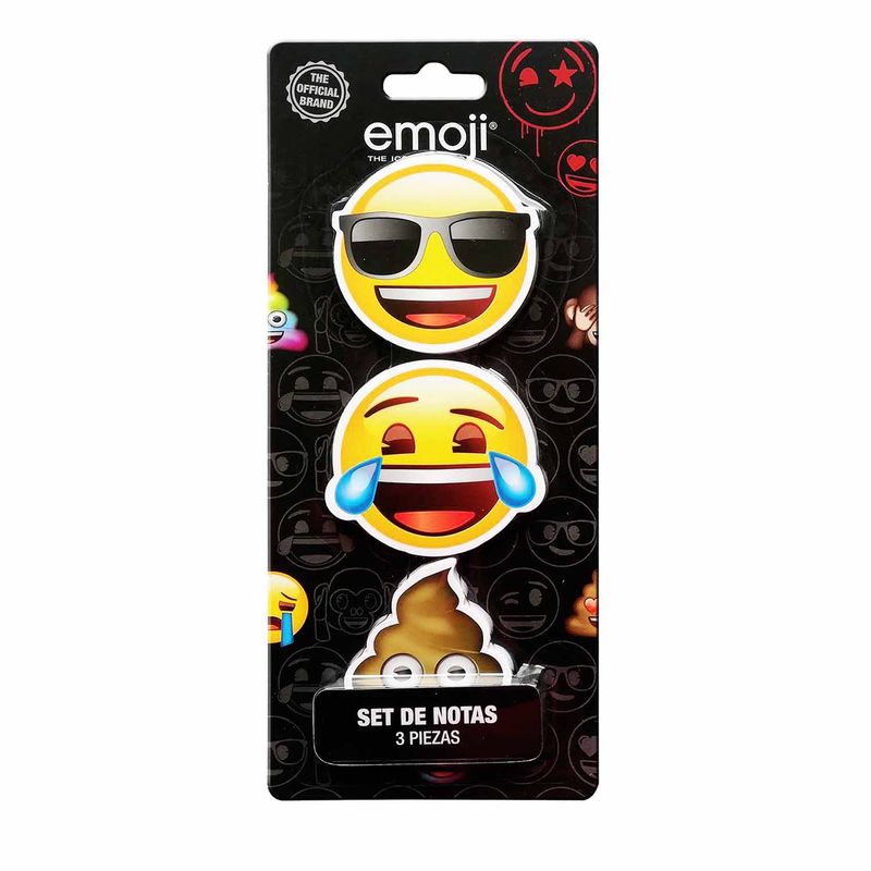 EMOJI - Set De 3 Notas Emoji