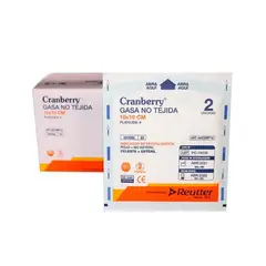 CRANBERRY - Gasa No Tejida Estéril 10x10cm 50 Sobres X 2 Un