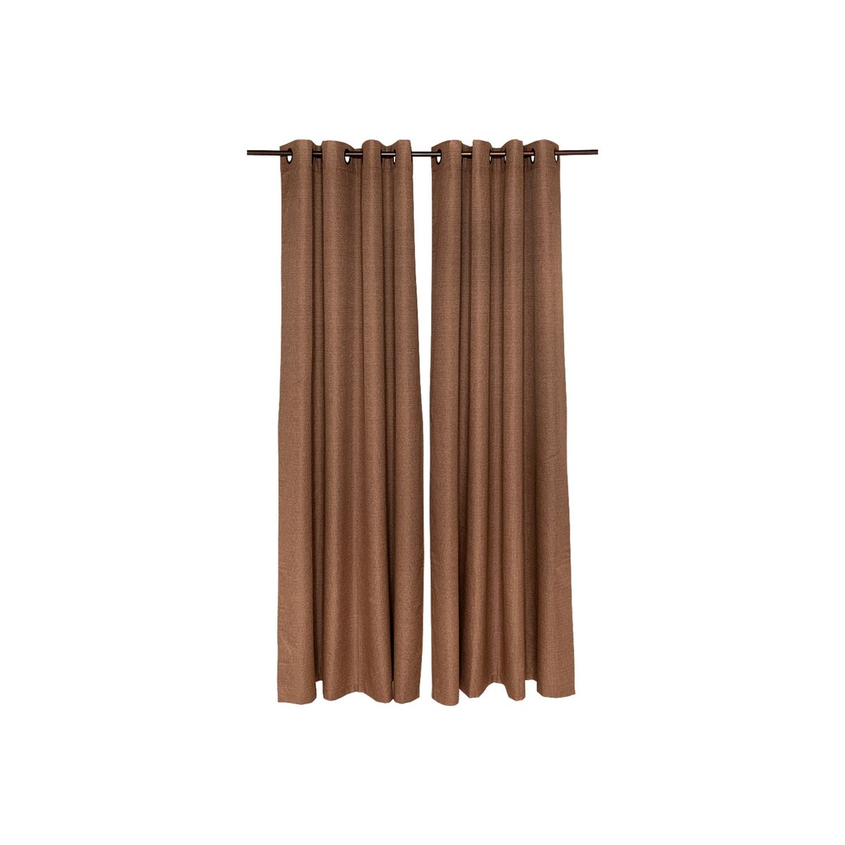 CHANTILLY - Set Blackout 2P Termico Textura 140X220 Café CHANTILLY