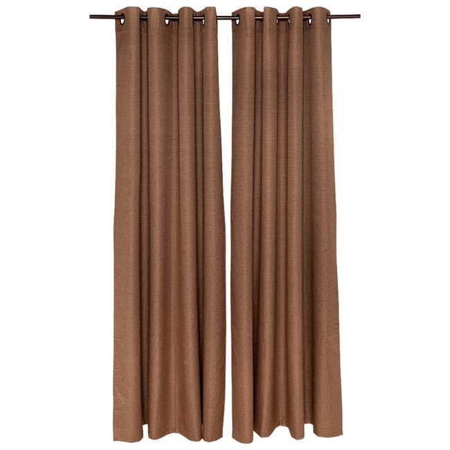 CHANTILLY - Set Blackout 2P Termico Textura 140X220 Café CHANTILLY