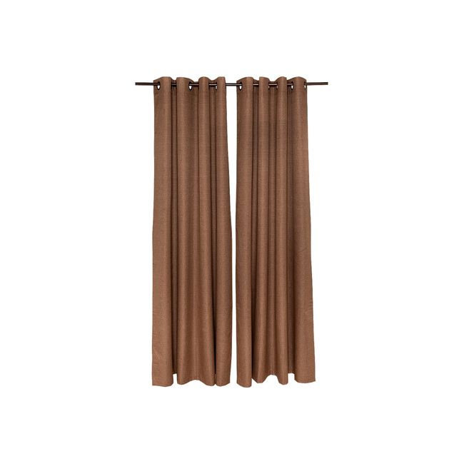 CHANTILLY - Set Blackout 2P Termico Textura 140X220 Café CHANTILLY