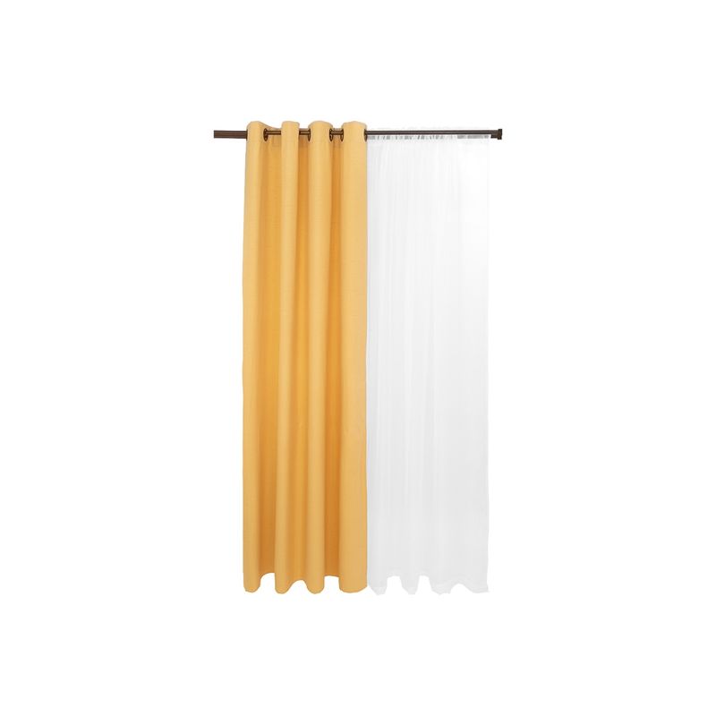 CHANTILLY - Set Blackout 6P Termico Lino 140X220 Oro CHANTILLY