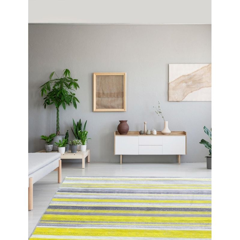 CLEMS CORTINAS - Alfombra Diseño Genova Para Living 200x220 Clems