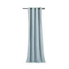 CLEMS CORTINAS - Cortina Blackout Argolla Azul Claro 140x225cm