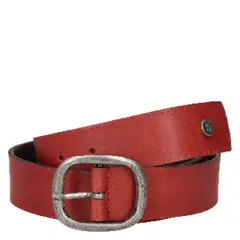 PANAMA JACK - Cinturón Cuero Mujer Rojo
