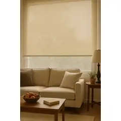 CLEMS CORTINAS - Sunscreen Cortina Roller 120x240 Color Crudo Marca Clems.