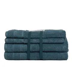HOHOS CASA - Set de toallas Deluxe 100% algodón turco 620gr, color Verde petróleo.