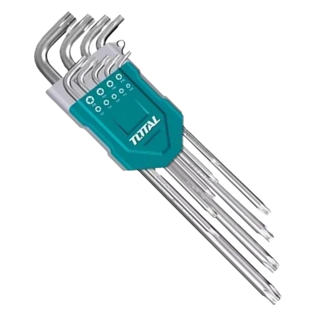 TOTAL TOOLS - Set Juego De Llaves Medianas Allen Estrella 9 Piezas