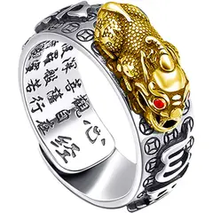 GENERICO - Anillo Feng Shui Mantra 6 Proverbios