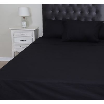 Imagen 2 del producto Sabana unicolor 1.5 plaza 144 hilos