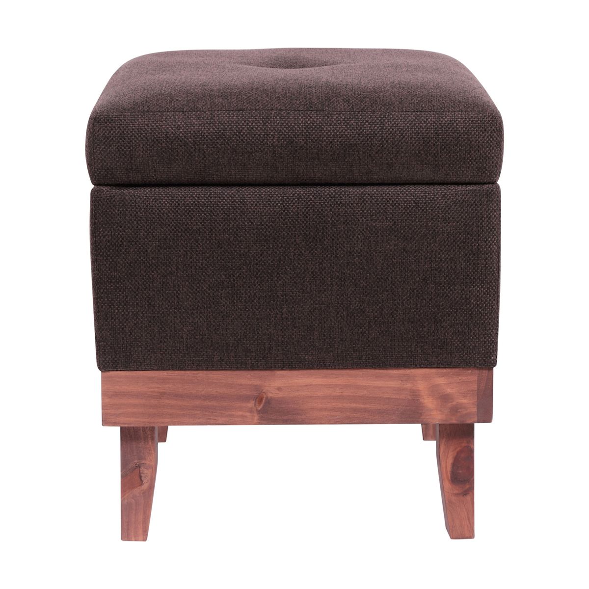 GENERICO - Pouf Baúl Emilia Café Moro Omega 45x45x46 cm Máxima Design