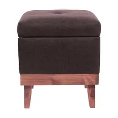 GENERICO - Pouf Baúl Emilia Café Moro Omega 45x45x46 cm Máxima Design