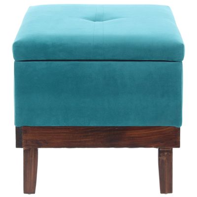 Imagen 2 del producto Pouf Baúl Emilia Calipso Felpa 45x45x46 cm Máxima Design