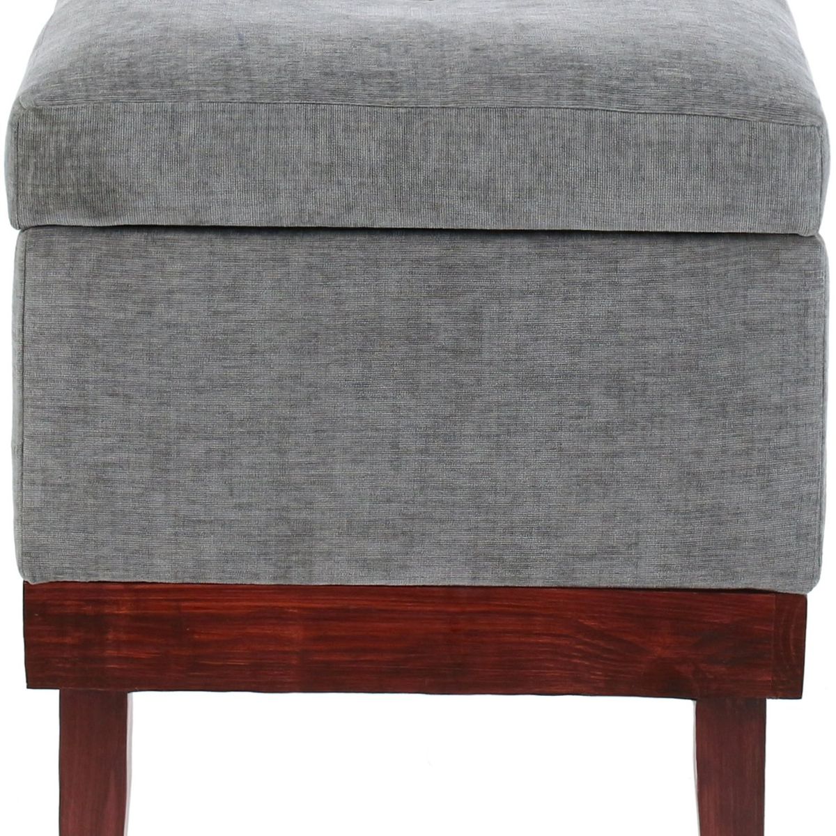 GENERICO - Pouf Baúl Emilia Gris Altea 45x45x46 cm Máxima Design