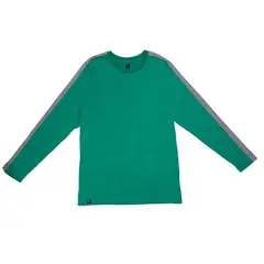 PILLIN - Polera M/L Algodón Invierno Niño Verde